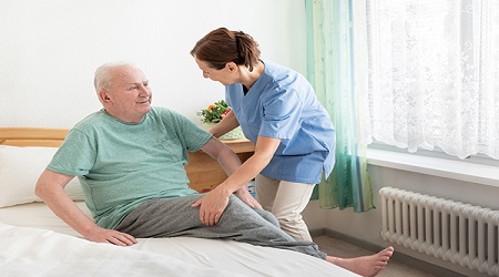Caregiver safety protocols for home patients